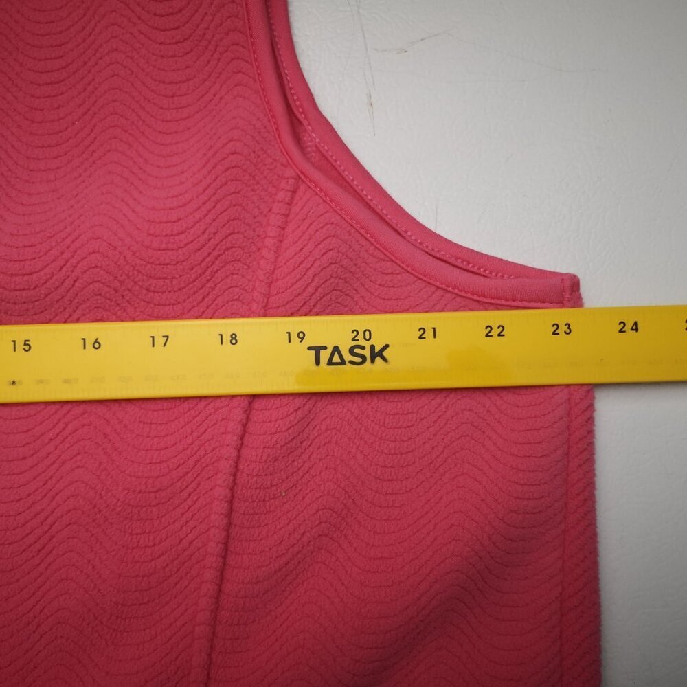 Cotton Ginny Ladies Size Small Plus (1X US Sizing) Pink Full Zip Fleece Vest - Picture 9 of 10